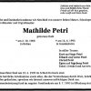 Roth Mathilde 1908-1993 Todesanzeige